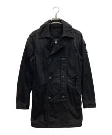 G-STAR RAW（ジースターロゥ）の古着「Double Breasted Loop Trench」｜ブラック