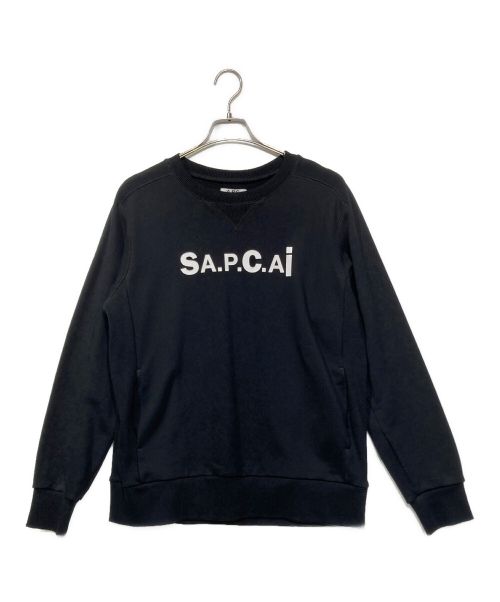 A.P.C.（アーペーセー）A.P.C. (アーペーセー) sacai (サカイ) TANI SWEATSHIRT ブラック サイズ:Mの古着・服飾アイテム