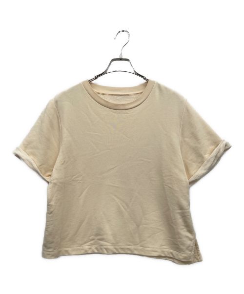 MM6 Maison Margiela（エムエムシックス メゾンマルジェラ）MM6 Maison Margiela (エムエムシックス メゾンマルジェラ) スウェットTシャツ アイボリー サイズ:Lの古着・服飾アイテム