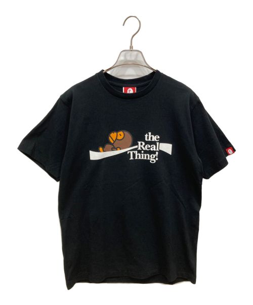 A BATHING APE（アベイシングエイプ）A BATHING APE (アベイシングエイプ) Coca Cola (コカコーラ) プリントTシャツ ブラック サイズ:Mの古着・服飾アイテム