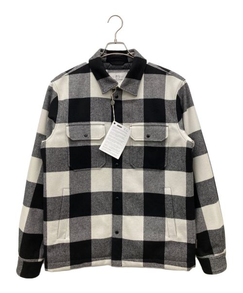 WOOLRICH（ウールリッチ）WOOLRICH (ウールリッチ) バッファローチェックダウンジャケット ホワイト サイズ:SIZE L 未使用品の古着・服飾アイテム