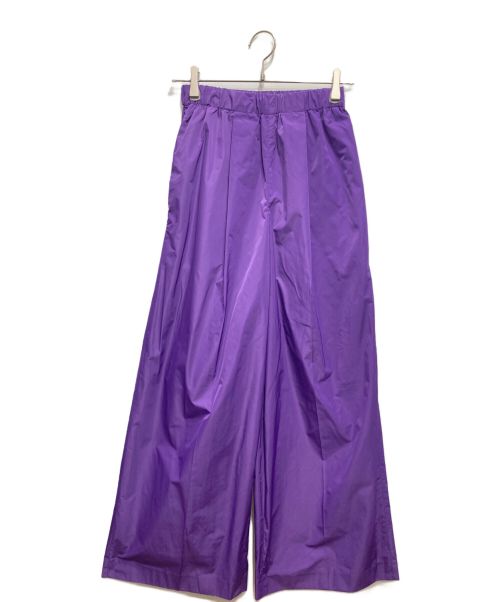 ENFOLD（エンフォルド）ENFOLD (エンフォルド) ELASTIC MENS WIDE-PANTS パープル サイズ:36の古着・服飾アイテム