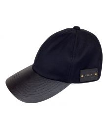 CULLNI（クルニ）の古着「Bicolor Leather Visor Cap」｜ブラック