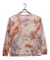 6(ROKU) BEAUTY&YOUTH（ロク ビューティーアンドユース）の古着「DOUBLE SLIT TIE DYE MOTIF PULLOVER」｜ピンク