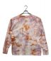 6(ROKU) BEAUTY&YOUTH (ロク ビューティーアンドユース) DOUBLE SLIT TIE DYE MOTIF PULLOVER ピンク サイズ:表記無し：4800円