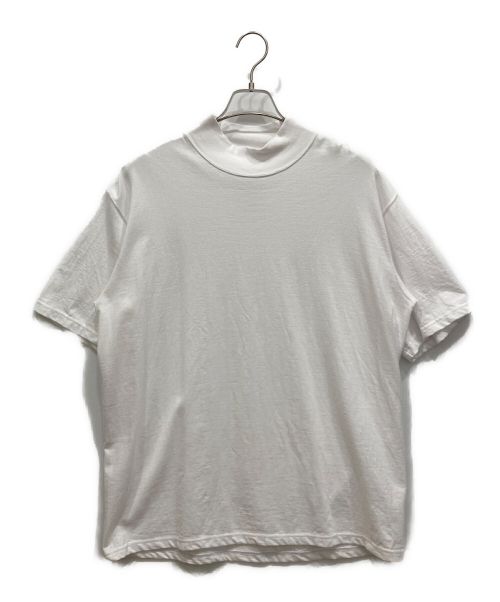 Graphpaper（グラフペーパー）Graphpaper (グラフペーパー) S/S Mock Neck Tee　半袖カットソー ホワイト サイズ:2の古着・服飾アイテム