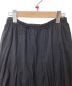 中古・古着 IENA (イエナ) コットンボイルギャザーパネルスカート ブラック サイズ:38：1980円