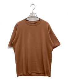 AURALEE（オーラリー）の古着「クルーネックTシャツ」｜オレンジ