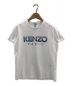 KENZO（ケンゾー）の古着「スパンコールロゴTシャツ」｜ホワイト