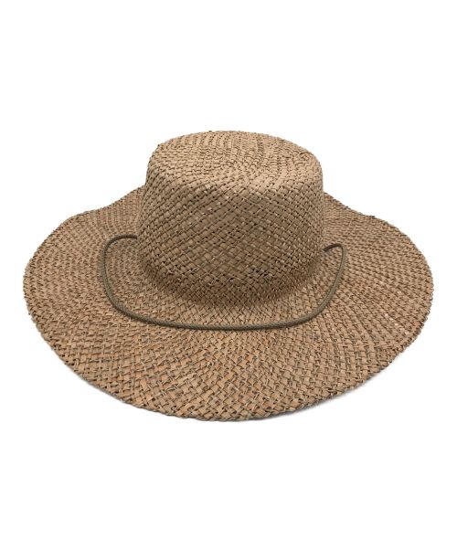 marihoja（マリホジャ）marihoja (マリホジャ) Vintage Mesh Cord Hat ブラウンの古着・服飾アイテム