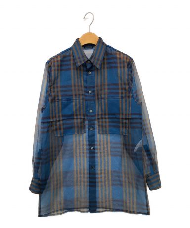 【中古・古着通販】MIOSMOKEY (ミオズモーキー) PLAID SHEER