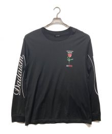 CHRISTIAN DADA（クリスチャンダダ）の古着「Rose Print Long Sleeve T-Shirt」｜ブラック