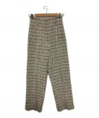 Ameriアメリ）の古着「PLAYFUL TWEED PANTS」｜ベージュ