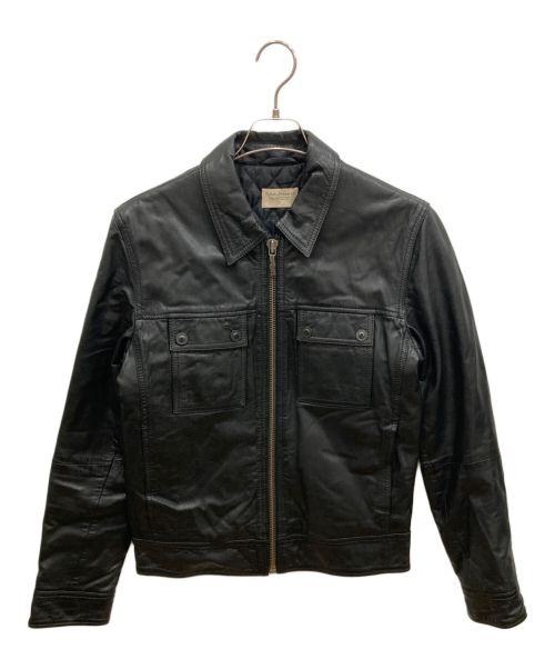 NUDIE JEANS（ヌーディー・ジーンズ）NUDIE JEANS (ヌーディー・ジーンズ) HEATH LEATHER JACKET ブラック サイズ:Sの古着・服飾アイテム