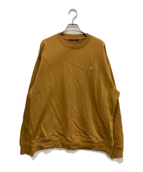 Acne studios（アクネ ストゥディオス）ACNE STUDIOS (アクネ ストゥディオス) FACE SWEAT/フェイススウェット ブラウン サイズ:Mの古着・服飾アイテム