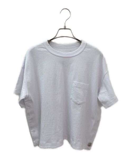 sacai（サカイ）sacai (サカイ) s Cotton Jersey T-Shirt ホワイト サイズ:3の古着・服飾アイテム