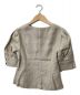 中古・古着 TODAYFUL (トゥデイフル) Linen Collarless ジャケット ベージュ サイズ:36 未使用品：5000円