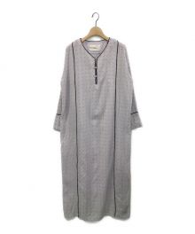 TODAYFUL（トゥデイフル）の古着「Embroidery Voile Dress」｜グレー