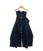 Ameriアメリ）の古着「DENIM UNIFY DRESS」｜ブラック