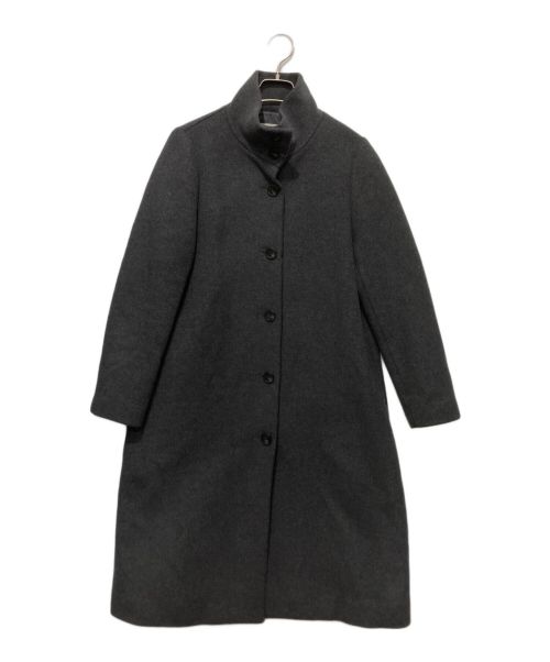 STEVEN ALAN（スティーブンアラン）STEVEN ALAN (スティーブンアラン) MELTON STAND FALL COLLAR COAT グレー サイズ:Sの古着・服飾アイテム