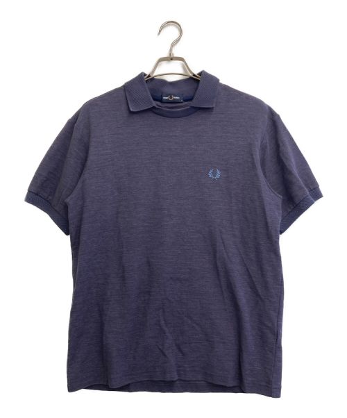 FRED PERRY（フレッドペリー）FRED PERRY (フレッドペリー) TEXTURE PIQUE SHIRT ネイビー サイズ:Mの古着・服飾アイテム