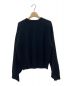 CLANE（クラネ）の古着「BACK FRILL LINE KNIT」｜ブラック