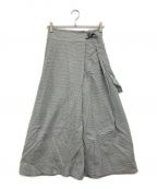 Phlannelフランネル）の古着「Cotton Silk Viyella Skirt」｜グレー