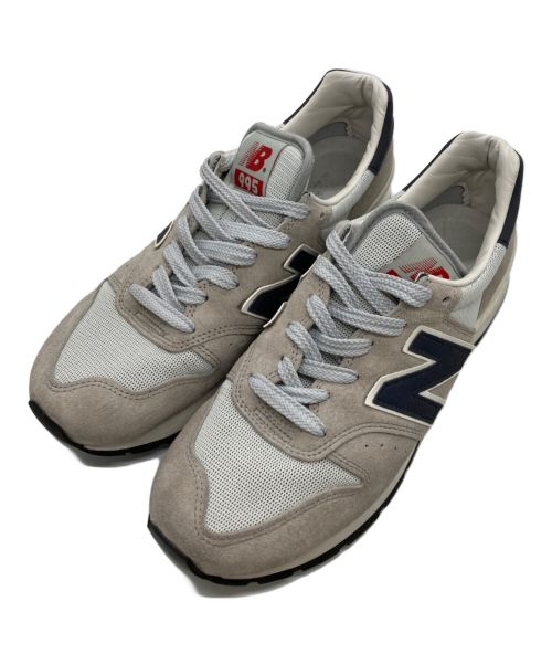 NEW BALANCE（ニューバランス）NEW BALANCE (ニューバランス) ローカットスニーカー ライトグレー サイズ:27㎝の古着・服飾アイテム