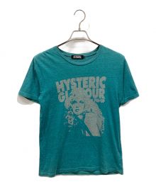 Hysteric Glamour（ヒステリックグラマー）の古着「Pin Up Girl Tee　半袖カットソー」｜グリーン