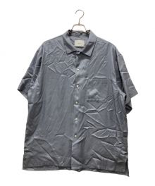 stein（シュタイン）の古着「OVERSIZED CUPRO OPEN COLLAR SS SHIRT」｜グレー