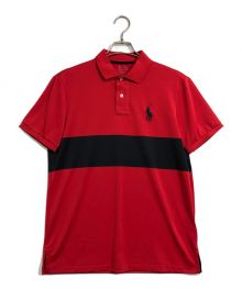 POLO RALPH LAUREN（ポロ・ラルフローレン）の古着「ポロシャツ」｜レッド×ブラック