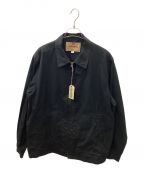 SUGAR CANEシュガーケーン）の古着「COTTON WEATHER CLOTH SPORTS JACKET」｜ブラック