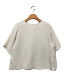 Plage（プラージュ）の古着「フィブリルサテン Tee ブラウス」｜アイボリー