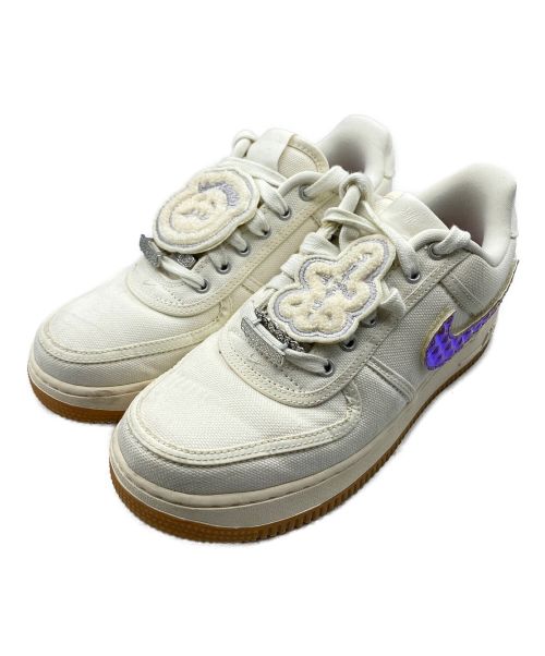 NIKE（ナイキ）NIKE (ナイキ) Travis Scott (トラヴィス スコット) AIR FORCE 1 LOW  ホワイト サイズ:24.5（US6.5）の古着・服飾アイテム