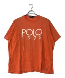 POLO RALPH LAUREN（ポロ・ラルフローレン）の古着「1992 Summer Tシャツ」｜オレンジ