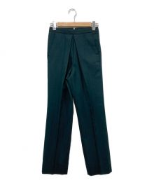 JOHN LAWRENCE SULLIVAN（ジョン ローレンス サリバン）の古着「FRONT SIDE TUCKED PANTS」｜グリーン