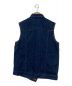 soduk (スドーク) overlap denim vest インディゴ サイズ:F：9000円