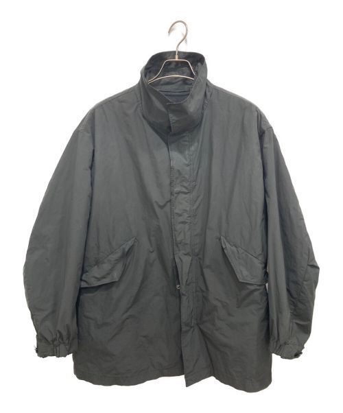 ATON（エイトン）ATON (エイトン) AIR VENTILE SHORT MODS COAT ブラック サイズ:Lの古着・服飾アイテム