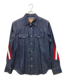 FACETASM×LEVI'S（ファセッタズム×リーバイス）の古着「SAWTOOTH WESTERN SHIRT」｜インディゴ