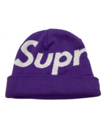 SUPREME（シュプリーム）の古着「Big Logo Beanie」｜パープル