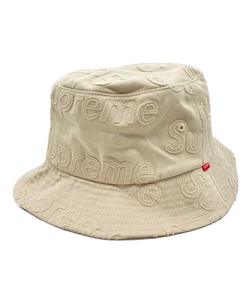 SUPREME（シュプリーム）SUPREME (シュプリーム) Lasered Twill Crusher Hat ベージュ サイズ:SIZE SMの古着・服飾アイテム