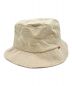 SUPREME（シュプリーム）の古着「Lasered Twill Crusher Hat」｜ベージュ