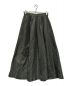 Ameri（アメリ）の古着「RANDOM TUCK VOLUME SKIRT」｜カーキ