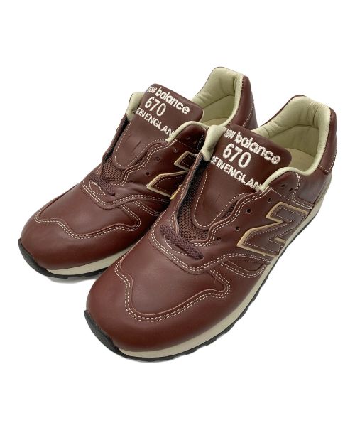 NEW BALANCE（ニューバランス）NEW BALANCE (ニューバランス) ローカットスニーカー ブラウン サイズ:USA 8 未使用品の古着・服飾アイテム