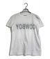 HELMUT LANG（ヘルムートラング）の古着「HELMUT LANG　COWBOY透かしプリントTシャツ/」｜ホワイト