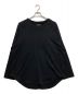 s'yte（サイト）の古着「40/2 JERSEY BIG RAGLAN T-SHIRT」｜ブラック