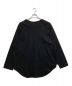 s'yte (サイト) 40/2 JERSEY BIG RAGLAN T-SHIRT ブラック サイズ:3：7000円