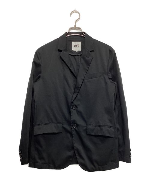 WORK WEAR SUIT（ワークウェアースーツ）WORK WEAR SUIT (ワークウェアースーツ) 417 by EDIFICE (417 バイ エディフィス) CYCLE BASE ASAHI (サイクルベースアサヒ) テーラードジャケット ブラック サイズ:Mの古着・服飾アイテム