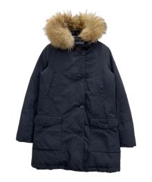 WOOLRICH（ウールリッチ）の古着「ラクーンファーダウンコート」｜ブラック