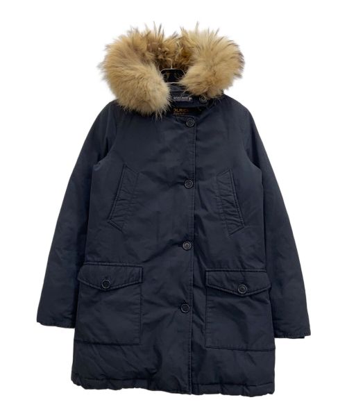 WOOLRICH（ウールリッチ）WOOLRICH (ウールリッチ) ラクーンファーダウンコート ブラック サイズ:Sの古着・服飾アイテム